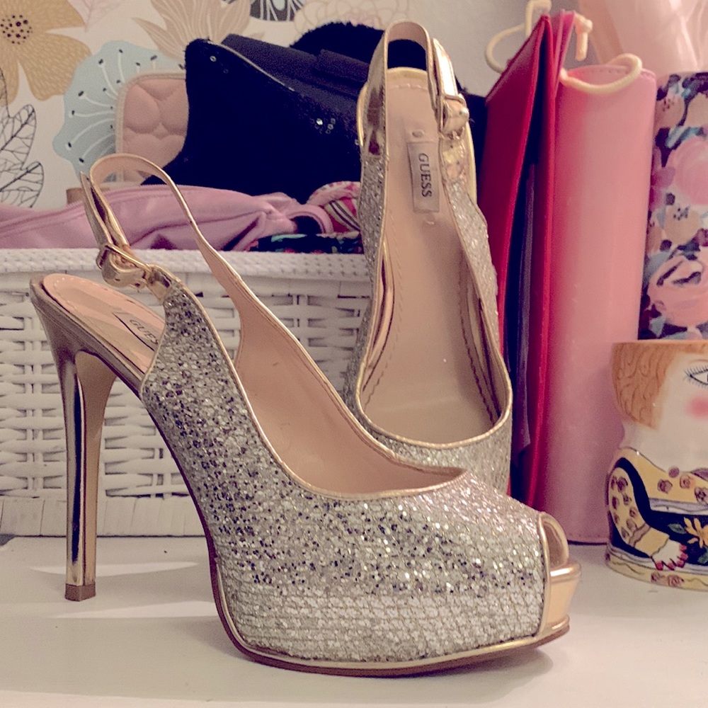 Guess high heels good shape Beautiful